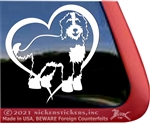 Custom Bernedoodle Dog Car Truck RV Window Decal Sticker