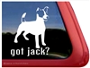 Jack Russell Terrier Window Decal