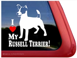 Jack Russell Terrier Window Decal