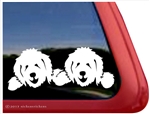 Two Goldendoodles Labradoodles Dog Vinyl Window Car Truck RV Trailer Decal Sticker