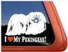 Pekingese Window Decal