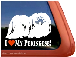 Pekingese Window Decal