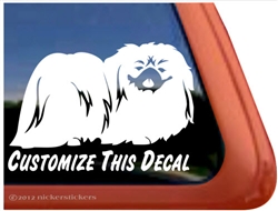 Pekingese Window Decal