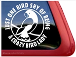 Eclectus Parrot Window Decal