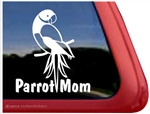 Ringneck Parrot Window Decal