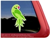 Custom Ringneck Parrot Bird Car Truck RV Window Decal Sticker