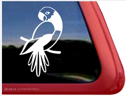 Custom Masked Parrot Bird Car Truck RV Window Decal Sticker