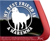 Maremma Sheepdog Car Truck RV Window Decal Sticker