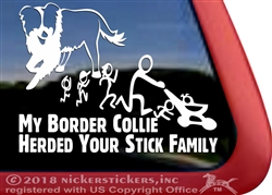 Border Collie Dog Car Truck RV Window Decal Sticker