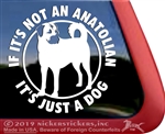 Anatolian Shepherd Guard Dog Window Decal