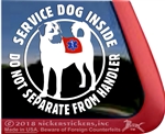 Anatolian Shepherd Service Dog Car Truck RV Window Decal Sticker