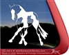 Custom APHA Dressage Horse Side Pass Vinyl iPad Car Truck RV Window Decal Sticker