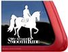 Saddlebred Horse Trailer Window Decal