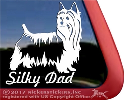 Silky Terrier Window Decal