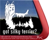 Silky Terrier Window Decal