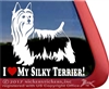 Silky Terrier Window Decal