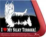 Silky Terrier Window Decal