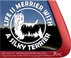 Silky Terrier Window Decal