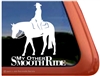 Western Pleasure Horse Trailer Window Decal