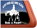 American Paint Rider Window Decal