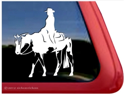 American Paint Rider Window Decal