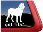 Fila Brasilerio Window Decal