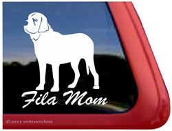 Fila Brasilerio Window Decal