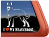 Beauceron Window Decal