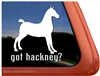 Hackney Pony Window Decal
