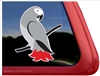 Custom African Grey Parrot Bird Car Truck RV Window Decal Sticker