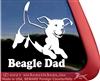 Beagle Window Decal