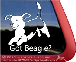 Beagle Window Decal