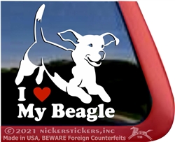 Beagle Window Decal