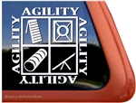 Agility Dog Window Decal