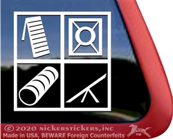 Agility Equipment Square Window Decal