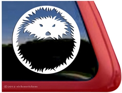 Hedgehog Window Decal