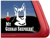 German Shepherd Window Decal