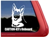 German Shepherd Window Decal