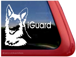 German Shepherd Window Decal