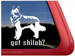 Shilo Shepherd Window Decal