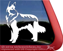 Custom Shiloh Shepherd Dog Car Truck RV Window Decal Sticker