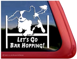 Cavalier Agility Dog Cavalier King Charles Spaniel Dog Car Truck RV Window Decal Sticker