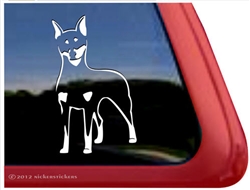 Miniature Pinscher Window Decal