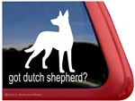 Dutch Shepherd Window Decal