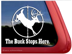 Deer Hunting Window Decal