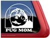 Pug Window Decal