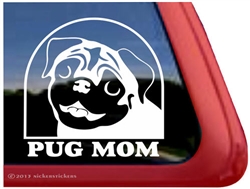 Pug Window Decal