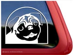 Pug Window Decal