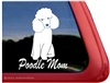 Toy Poodle Mom Dog iPad Car Truck Window Decal Sticker