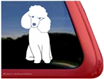 Custom Toy Poodle Dog iPad Car Truck Window Decal Sticker